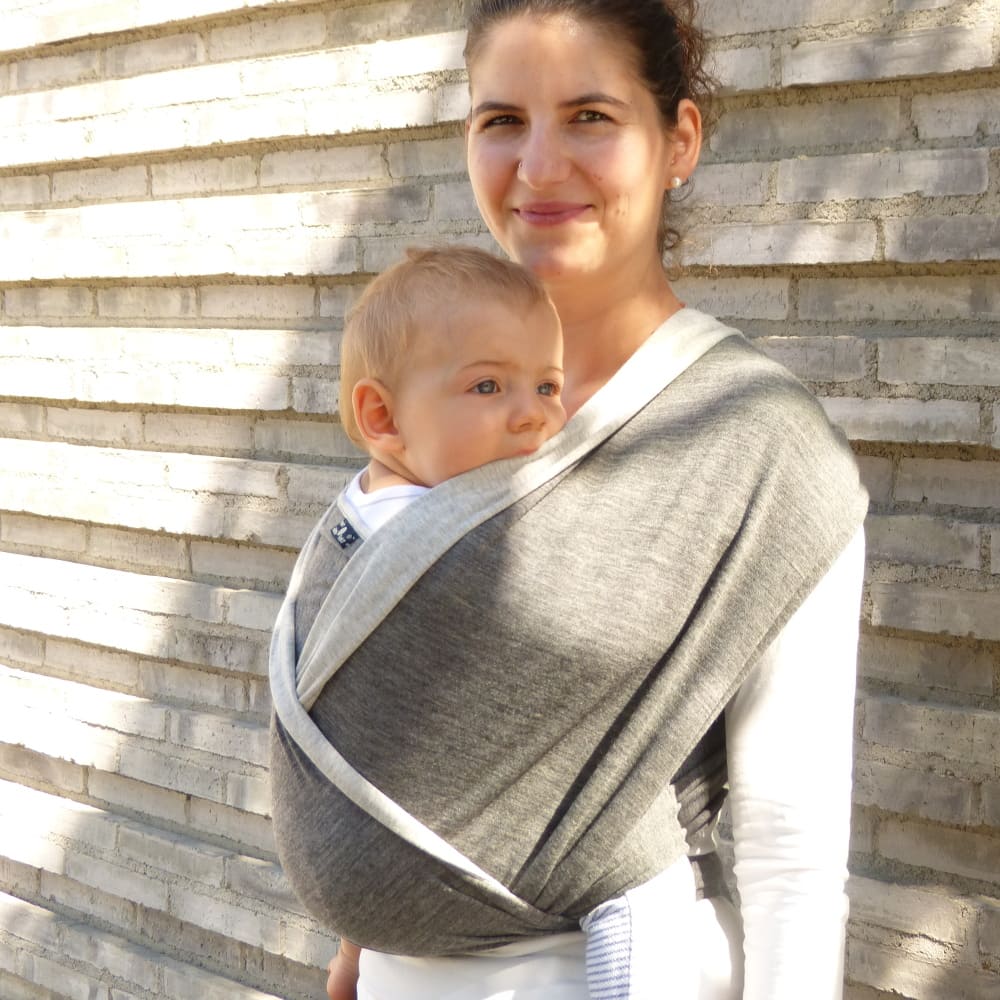 Baby Wrap Sling Jersey Doubleface Wool/Cotton