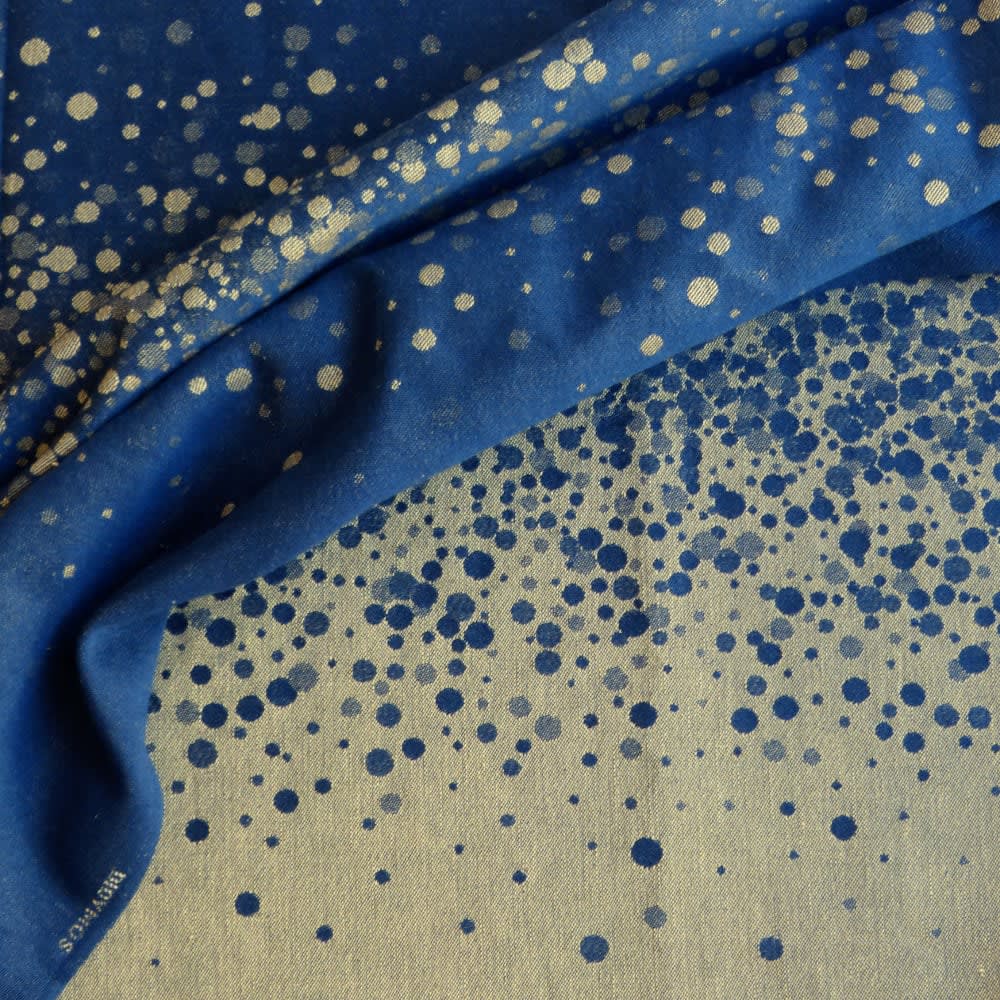 Baby Wrap Sling Sparkle gold Linen