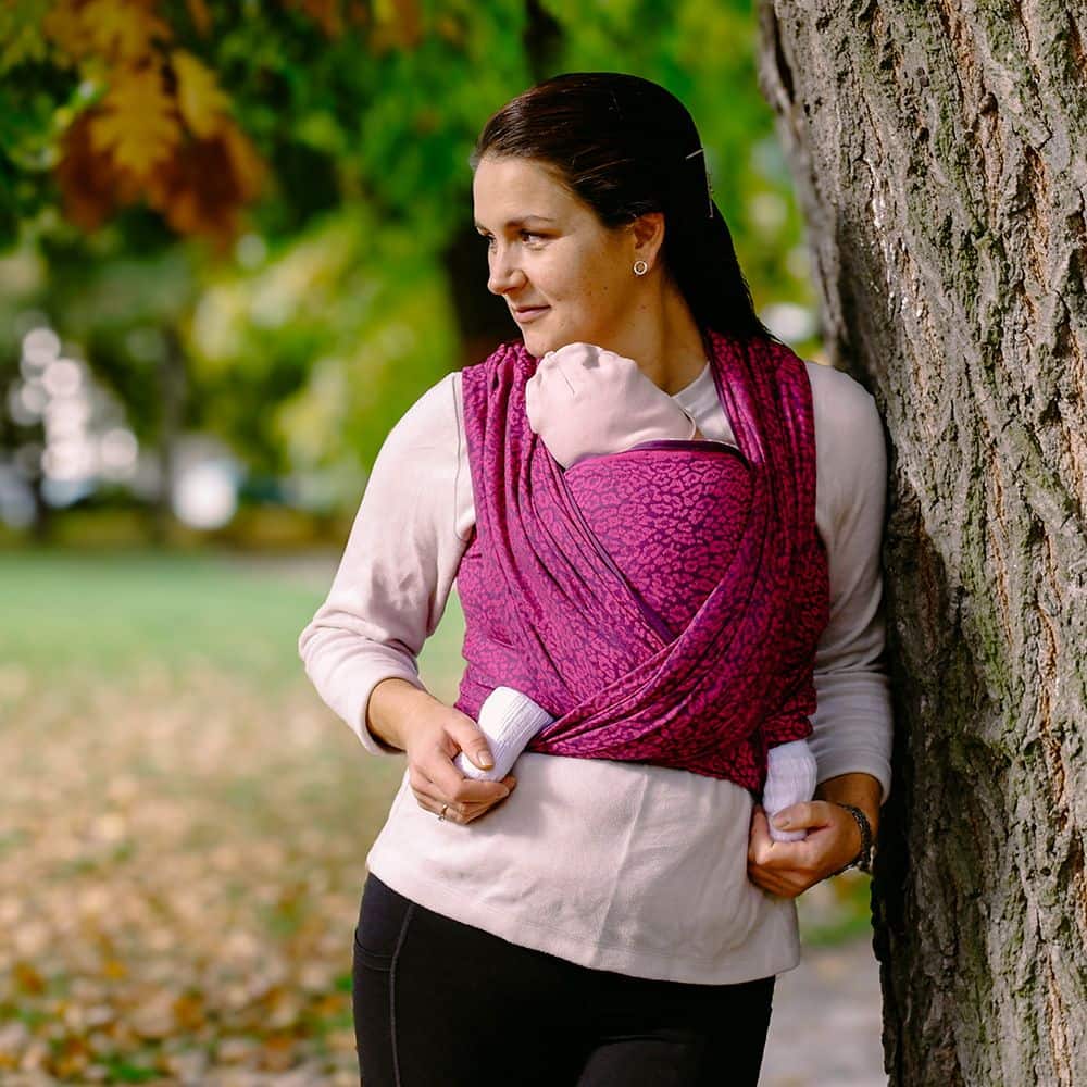 Baby Wrap Sling Leo Fierce Violet