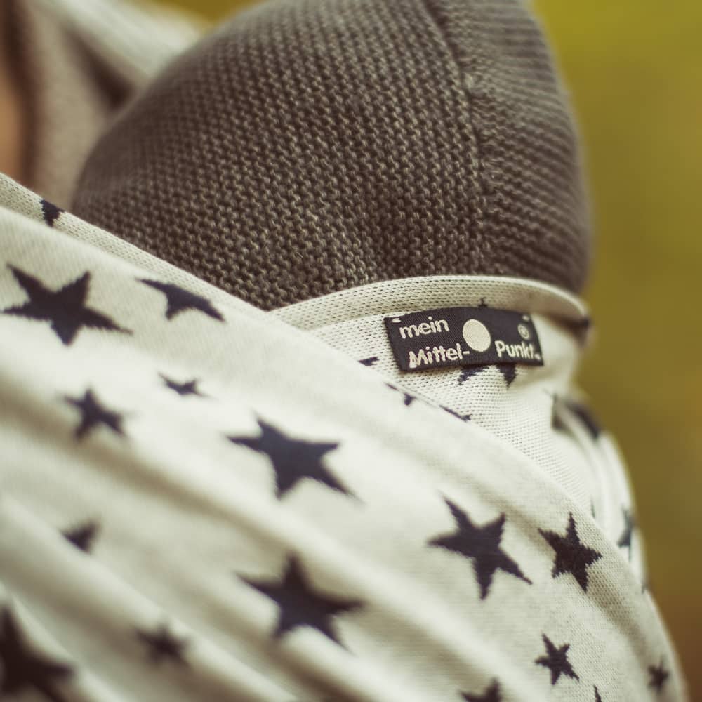 Babytragetuch Jersey Doubleface Sterne