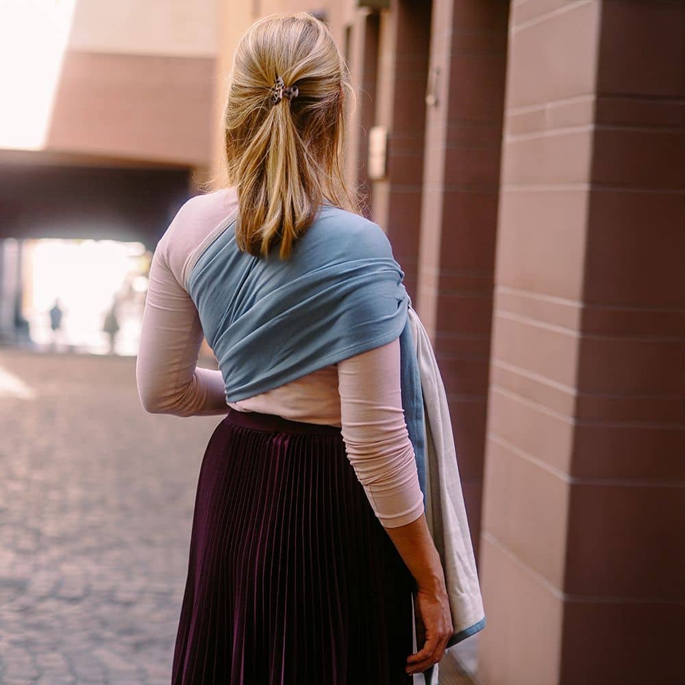 DidySling Jersey Doubleface Smoke Blue