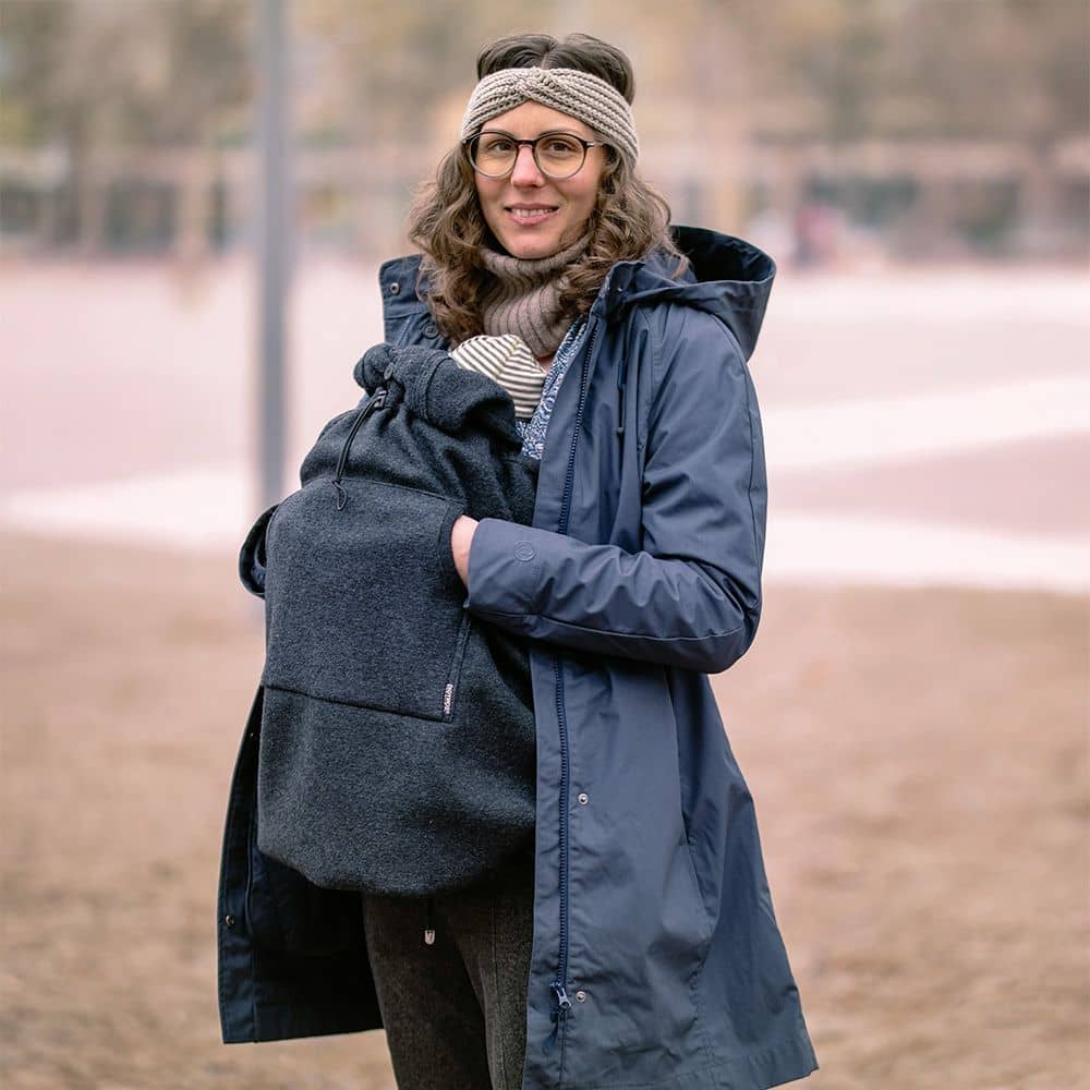 BabyDos von DIDYMOS Wollwalk anthrazit, silbergrau | anthrazit, Material: mit Wolle, Größe: 2 DIDYMOS