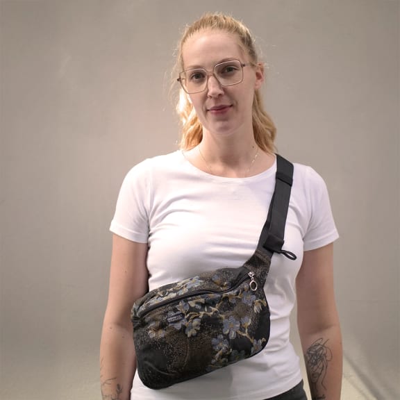 Moon Bag Blue Blossom