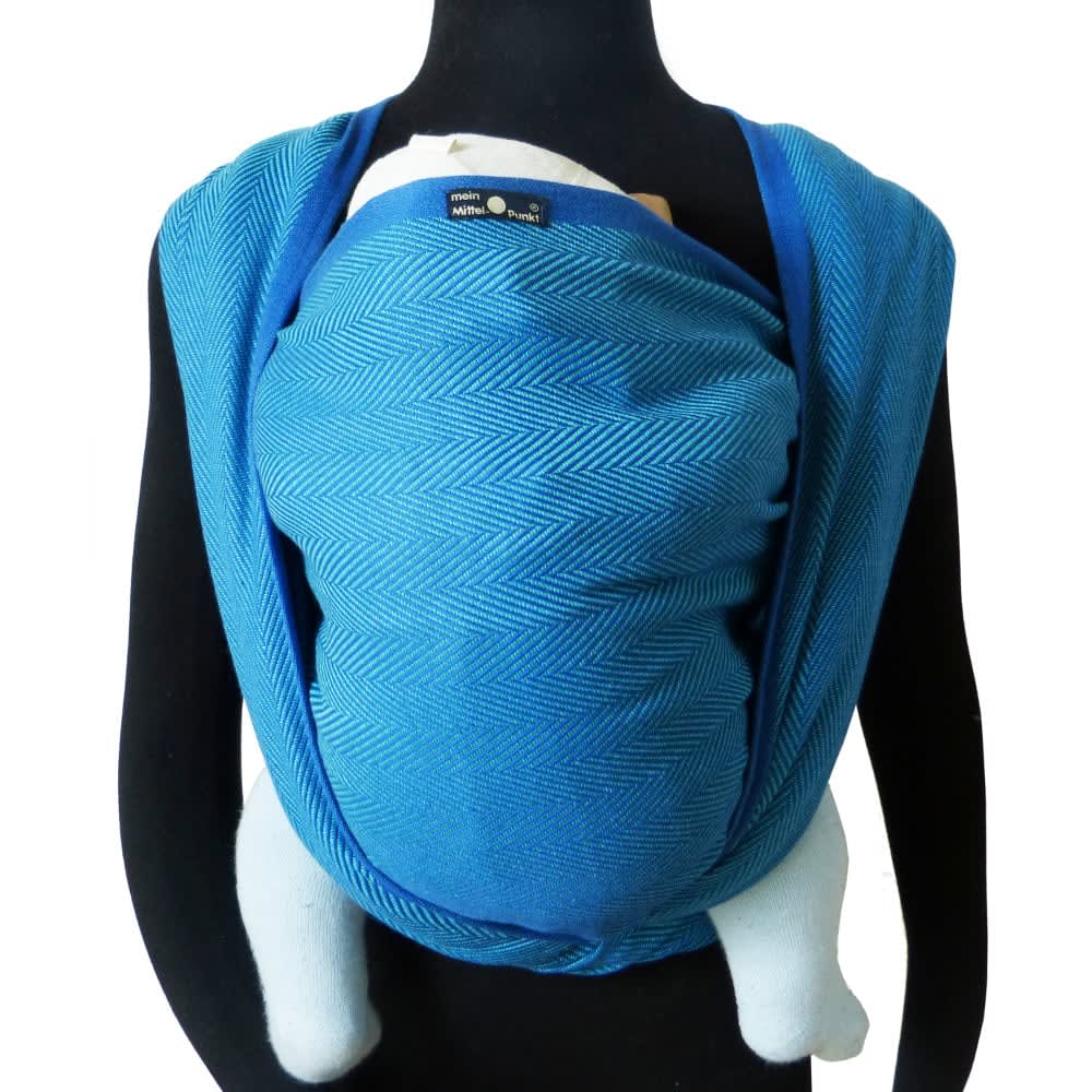 Baby Wrap Sling Lisca azzurro