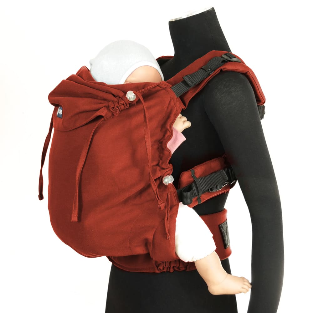 Fullbuckle Trage Kleinkind 7-25kg DidyFix Toddler Rusty Red, Material: BW - reine Baumwolle, Größe: Rusty Red DIDYMOS