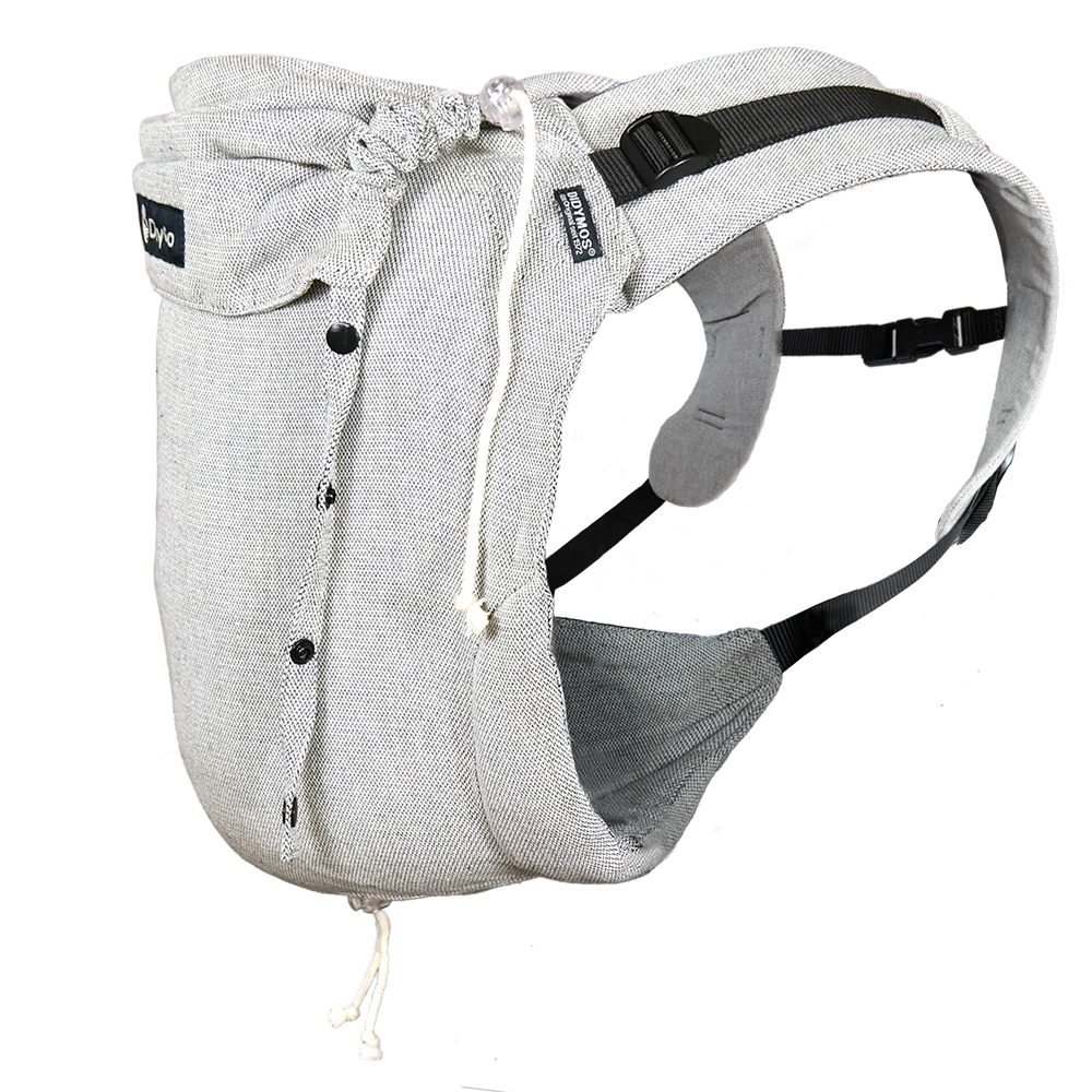 Onbuhimo Rückentrage 7-20kg DidyGo Silber, Material: BW - reine Baumwolle, Größe: Silber DIDYMOS