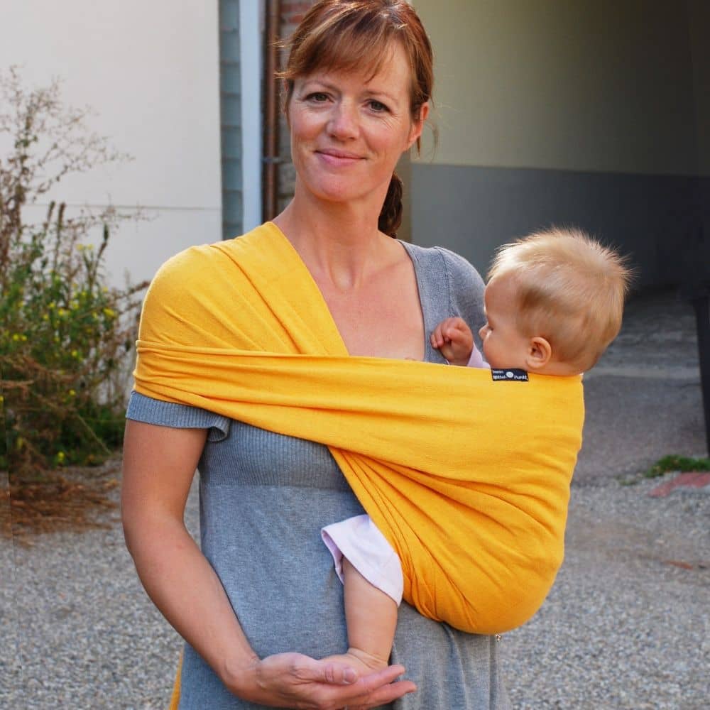 Baby Wrap Sling Prima Yellow - Baby Wrap Slings | DIDYMOS Baby