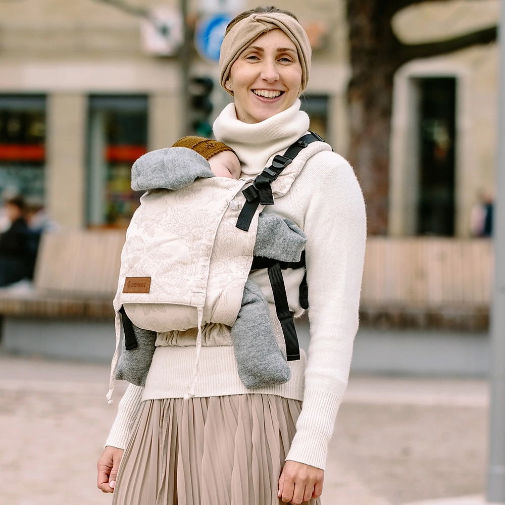 DIDYMOS DidyFix Magic Forest Almond, material: Pure Cotton