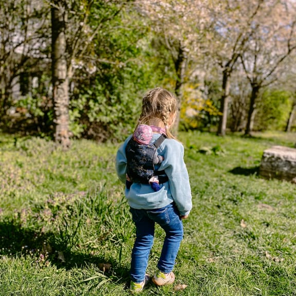 PuppenSnap Blaue Blüte