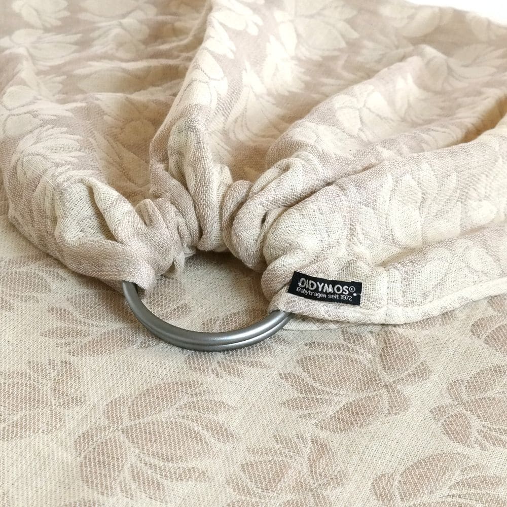 DidySling Loto Blush Leinen, natur, Material: mit Leinen, Größe: 1R DIDYMOS