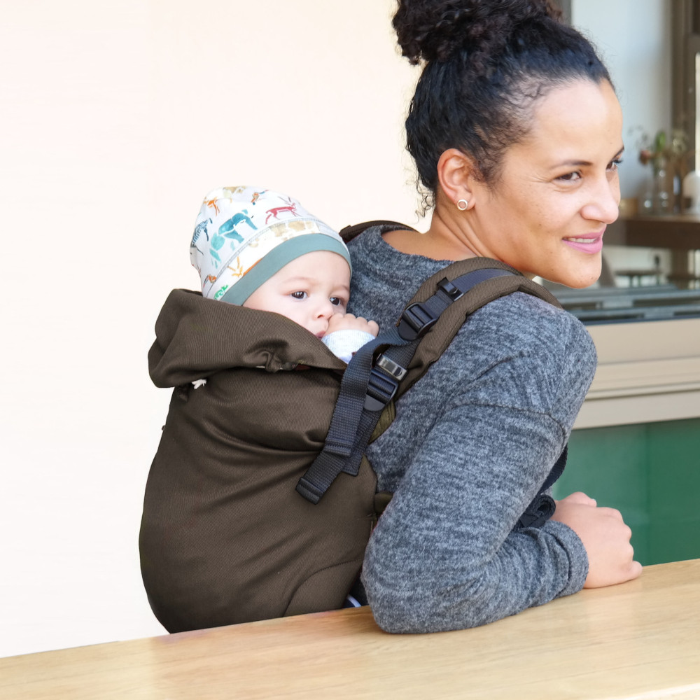 Fullbuckle Babytrage 3,5-20kg DidyFix Mocca, Größe: Mocca DIDYMOS