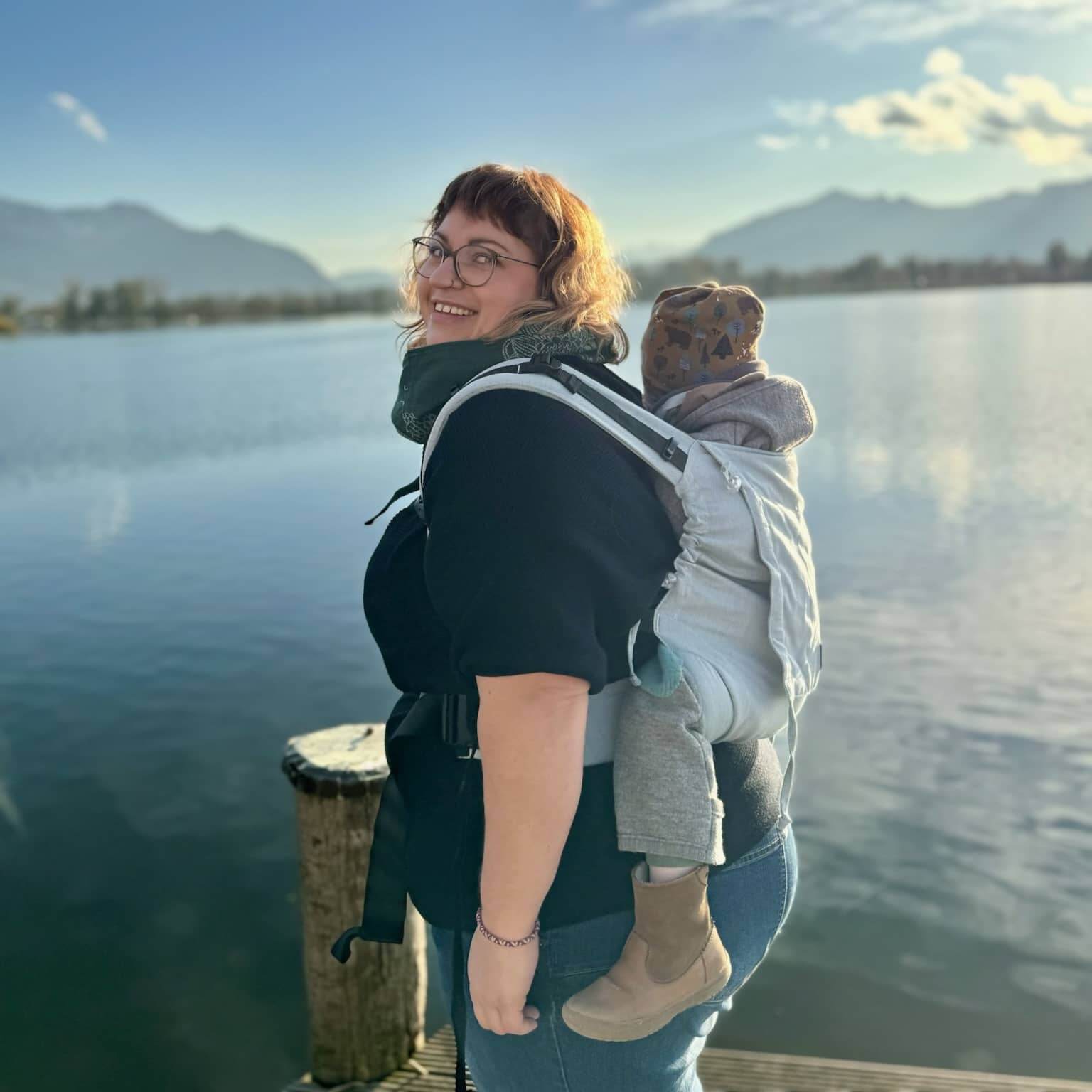Fullbuckle Trage Kleinkind 7-25kg DidyFix Toddler Ozean, Material: BW - reine Baumwolle, Größe: Ozean DIDYMOS