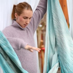 ein Tragetuch waschen