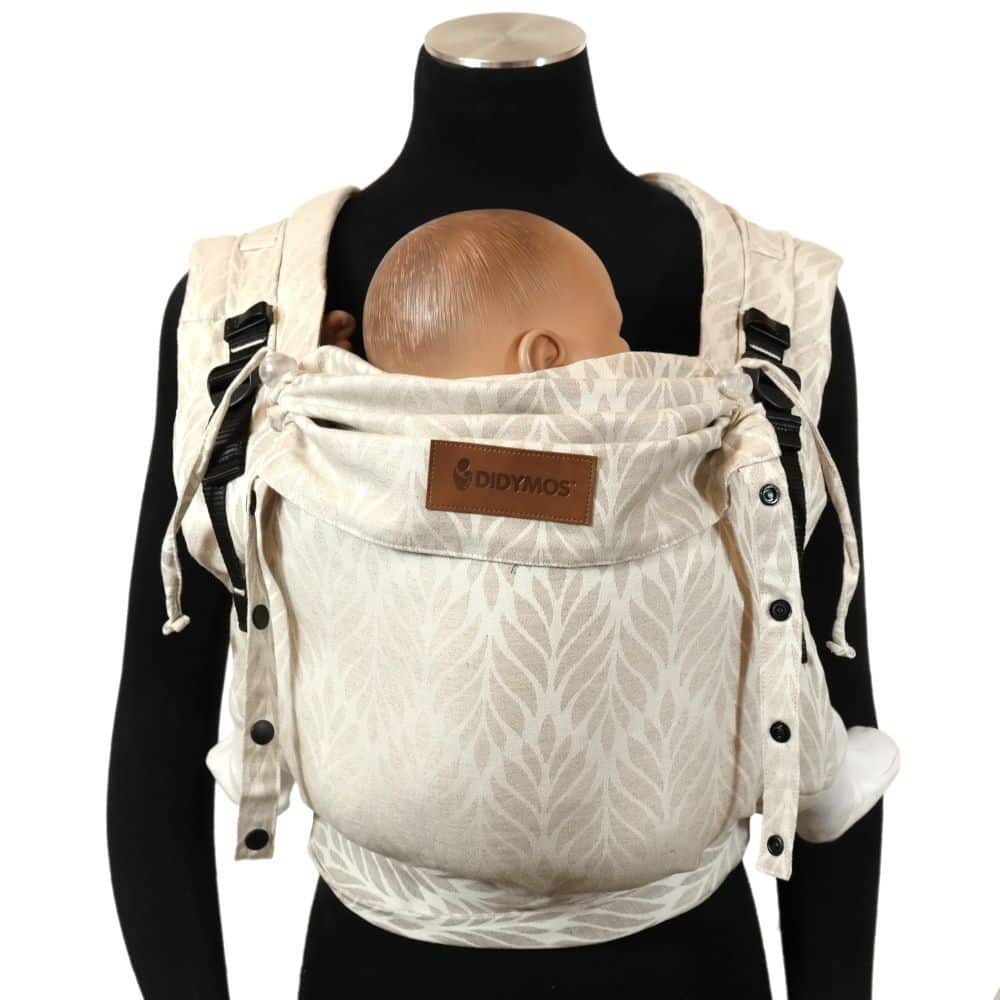 DidyFlow Baby Carrier Trias Creme Linen