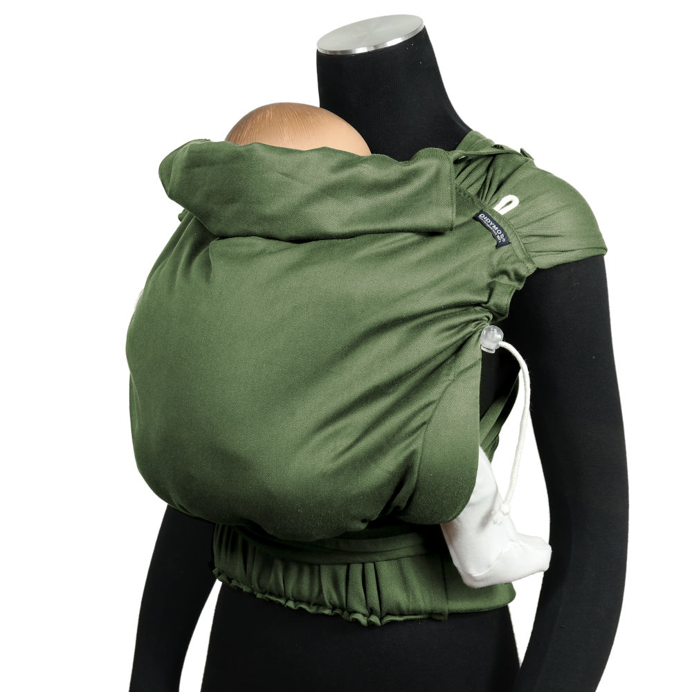 Halfbuckle Trage Kleinkind 7-25kg DidyKlick Toddler Olive, Material: BW - reine Baumwolle, Größe: Olive DIDYMOS