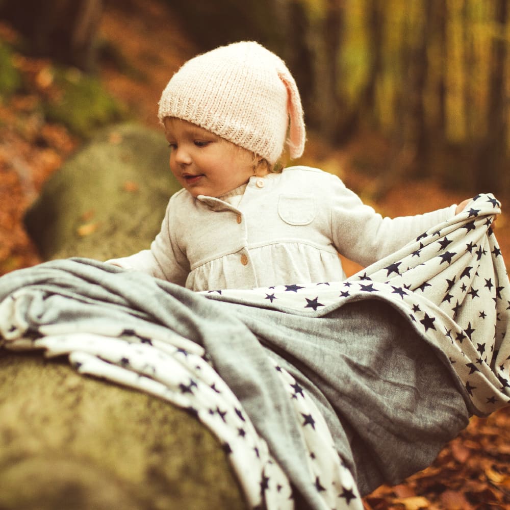 Babytragetuch Jersey Doubleface Sterne