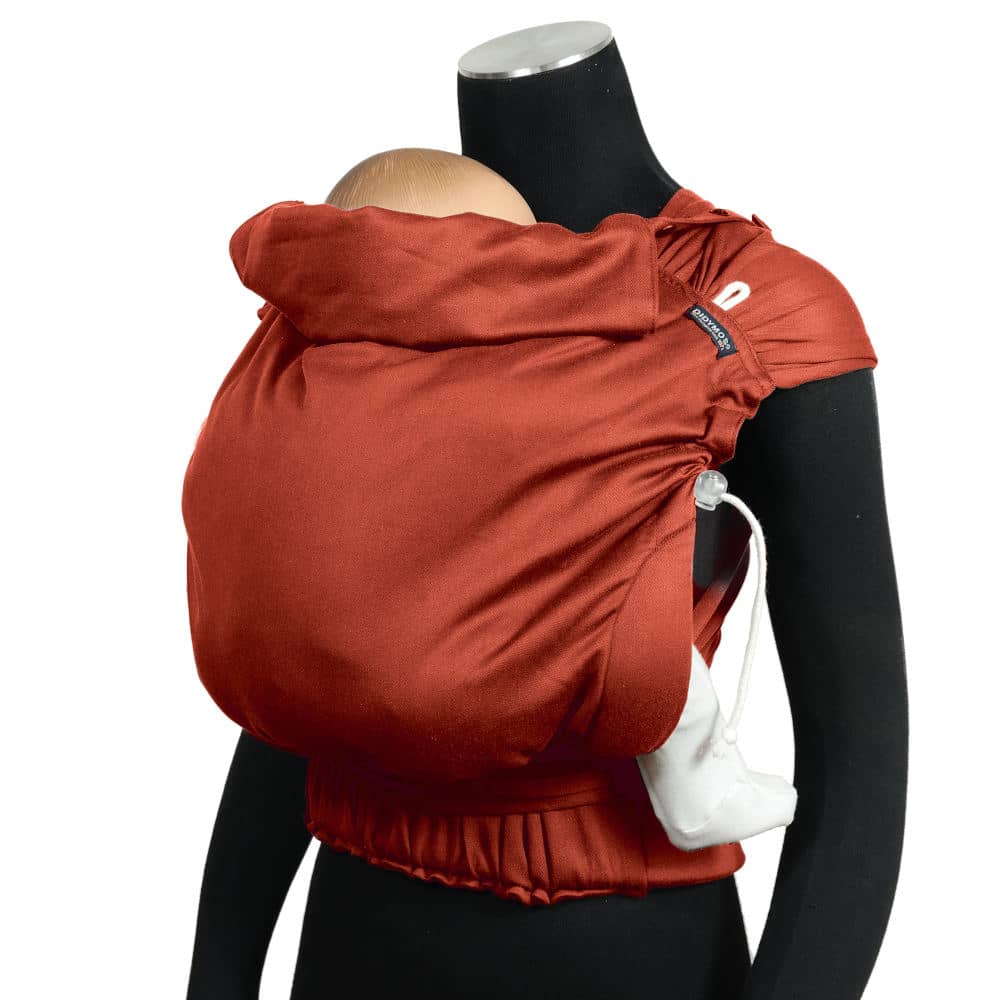 Halfbuckle Trage Kleinkind 7-25kg DidyKlick Toddler Rusty Red, Material: BW - reine Baumwolle, Größe: Rusty Red DIDYMOS