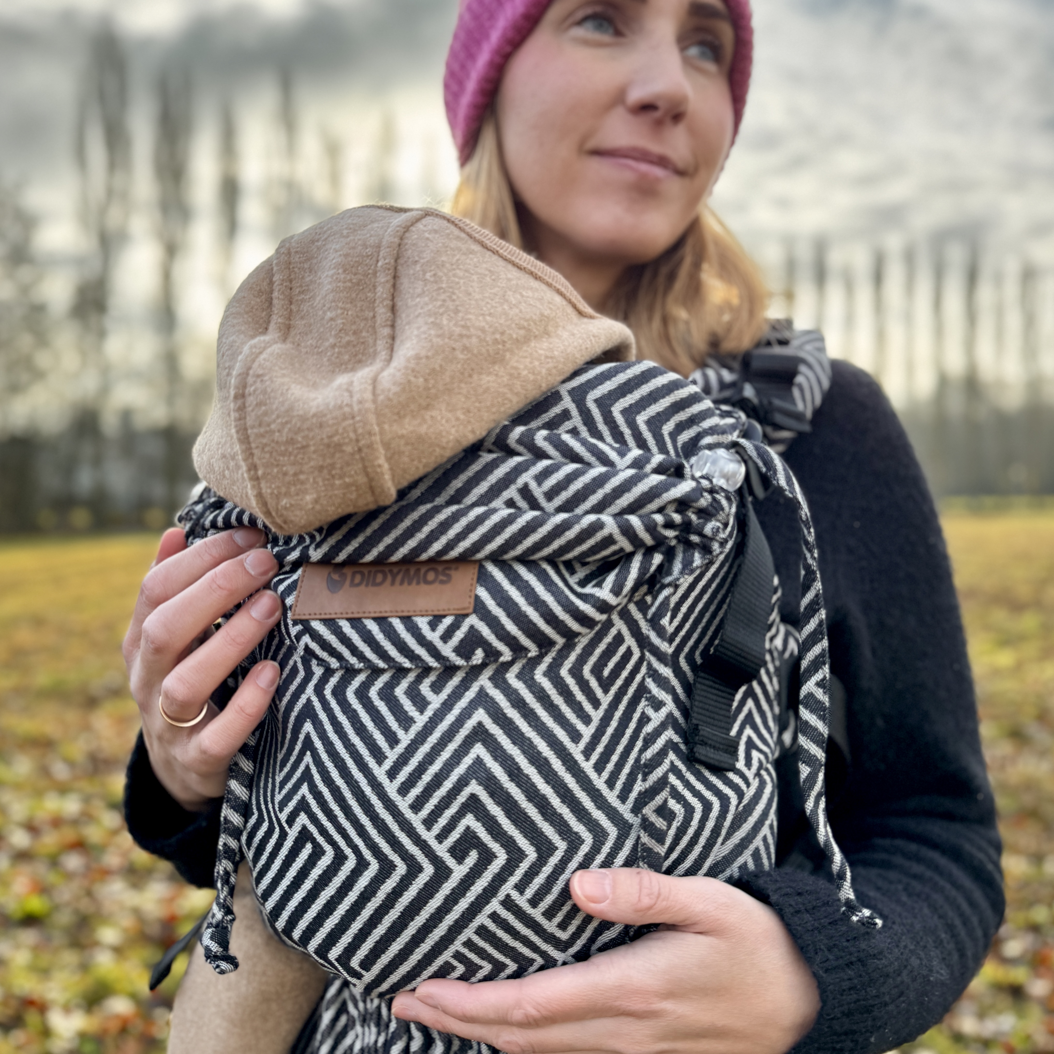 Fullbuckle Babytrage 3,5-20kg DidyFix Metro Monochrom, Größe: Metro Monochrom DIDYMOS
