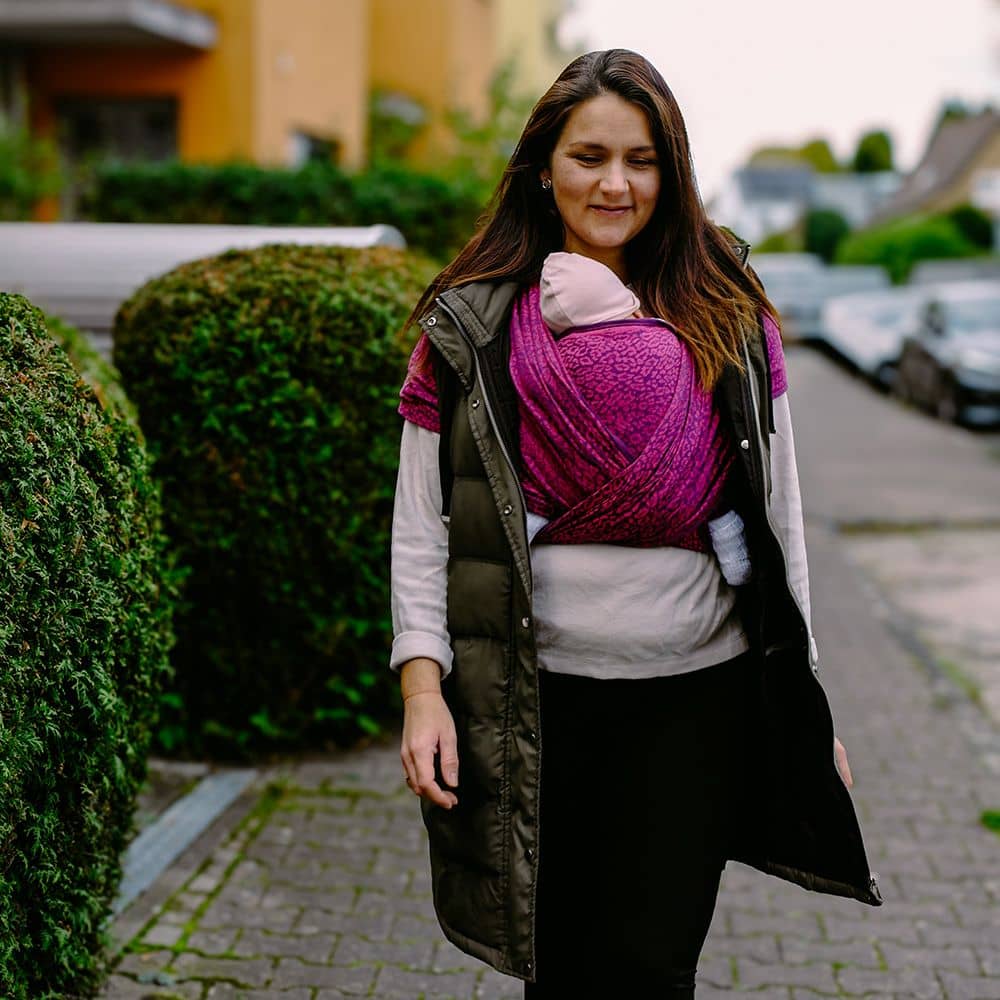 Baby Wrap Sling Leo Fierce Violet