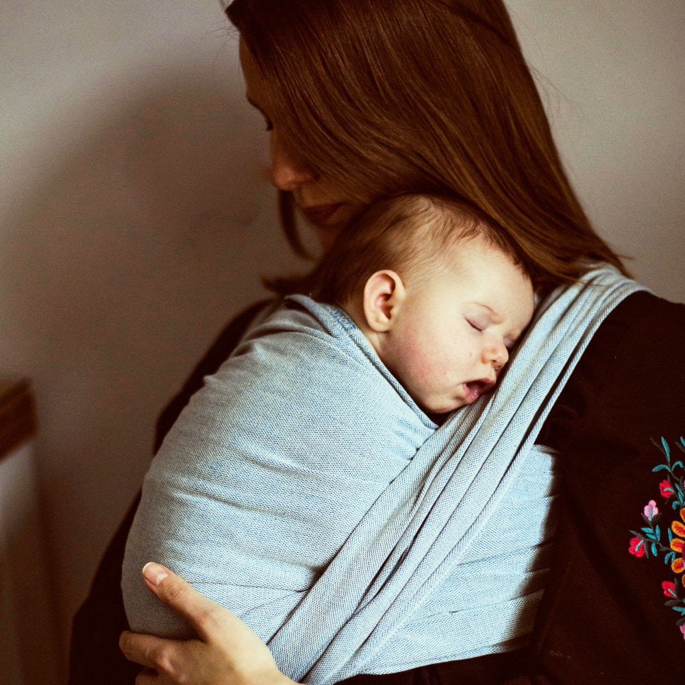 Baby Wrap Sling Ocean - Baby Wrap Slings | DIDYMOS Baby Carriers