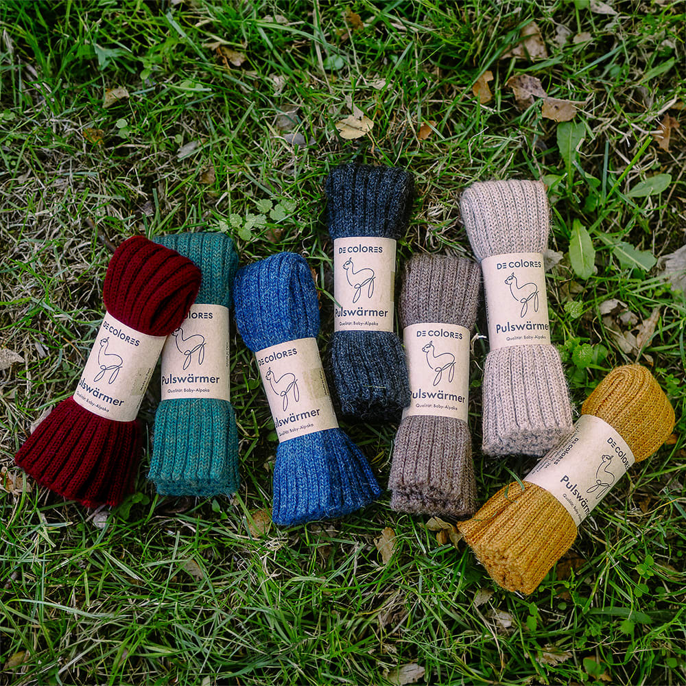 Warmers Baby Alpaca mustard yellow moddled