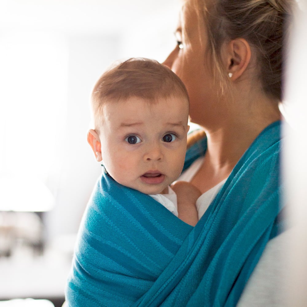 DIDYMOS Wellen acqua 5抱っこひも Baby Wrap Sling Waves Acqua - Baby Wrap Slings | DIDYMOS Baby Carriers
