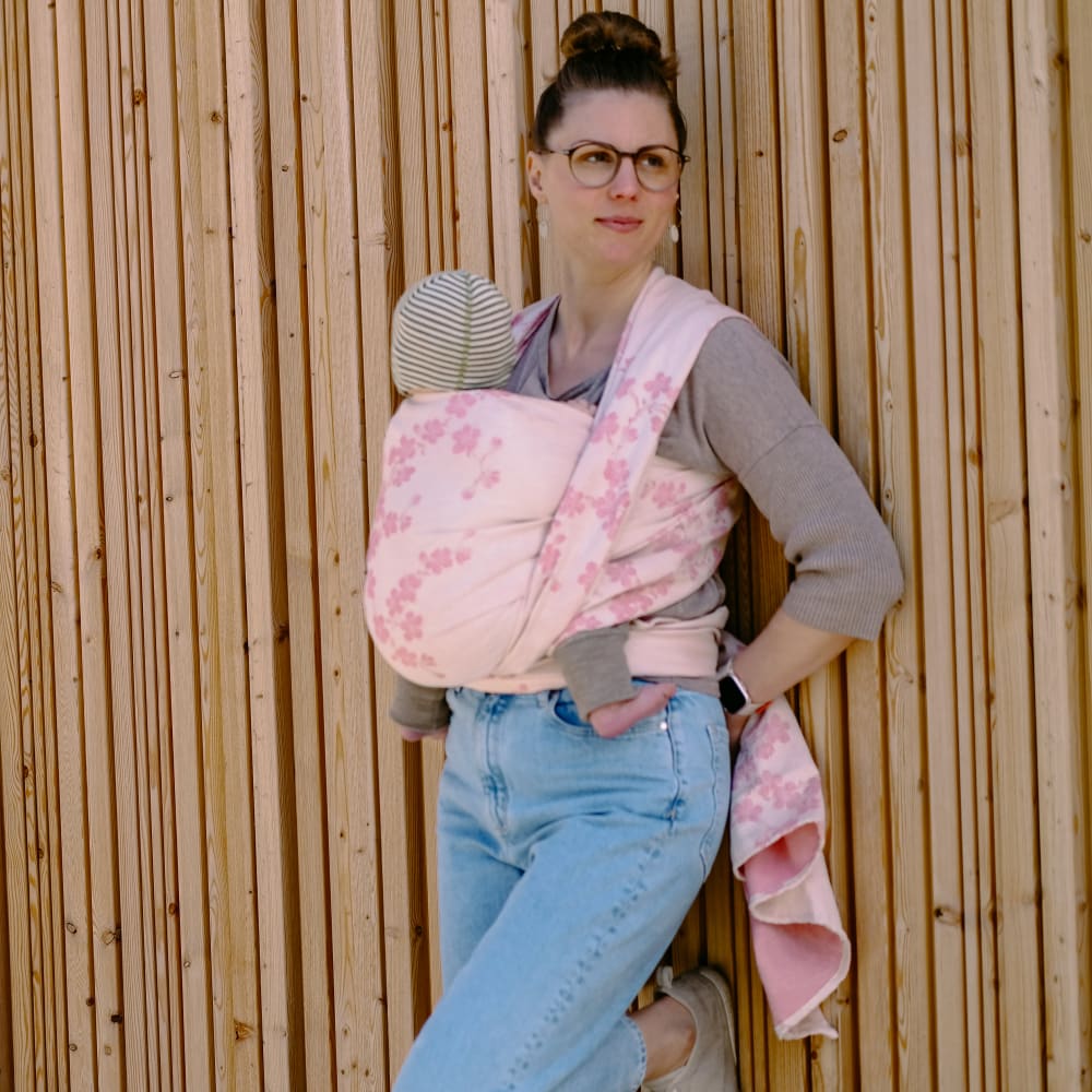 Baby Wrap Sling Cherry Blossom Kagetsu