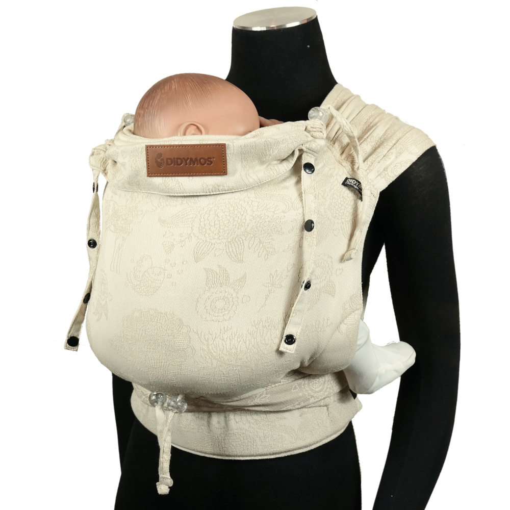 DIDYMOS DidyKlick Magic Forest Almond, material: Pure Cotton