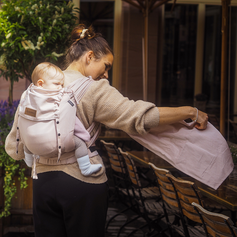 Halfbuckle Babytrage 3,5-20kg DidyKlick Zimt, Größe: Zimt DIDYMOS
