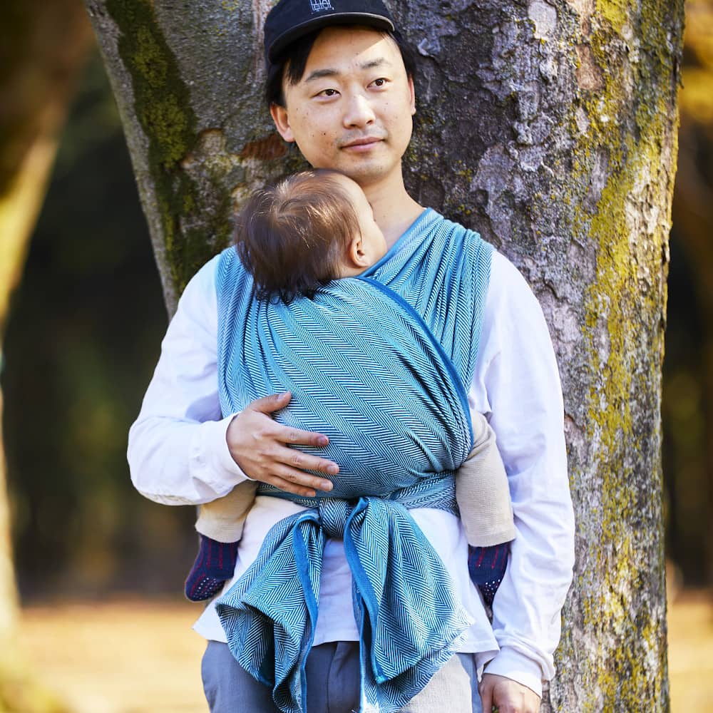 Baby Wrap Sling Lisca Petrol