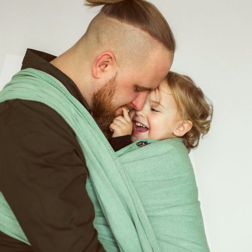 Babytragetuch Jade, grün, Material: BW - reine Baumwolle, Größe: 6 DIDYMOS
