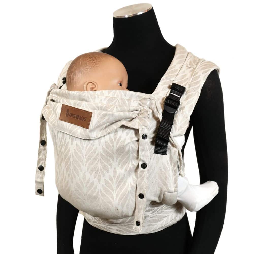 DidyFlow Baby Carrier Trias Creme Linen