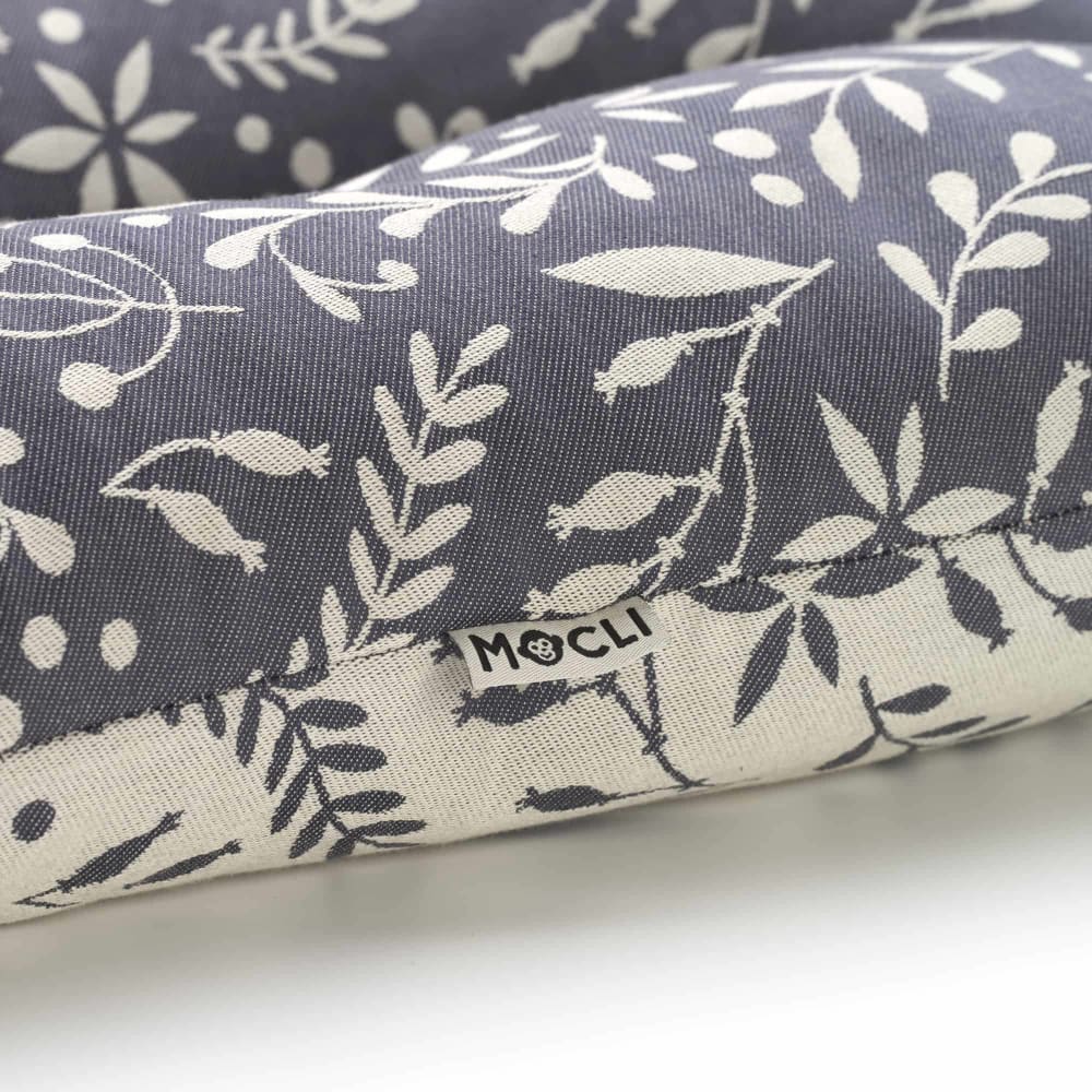 Maternity and Nursing pillow Flora Cool Grey