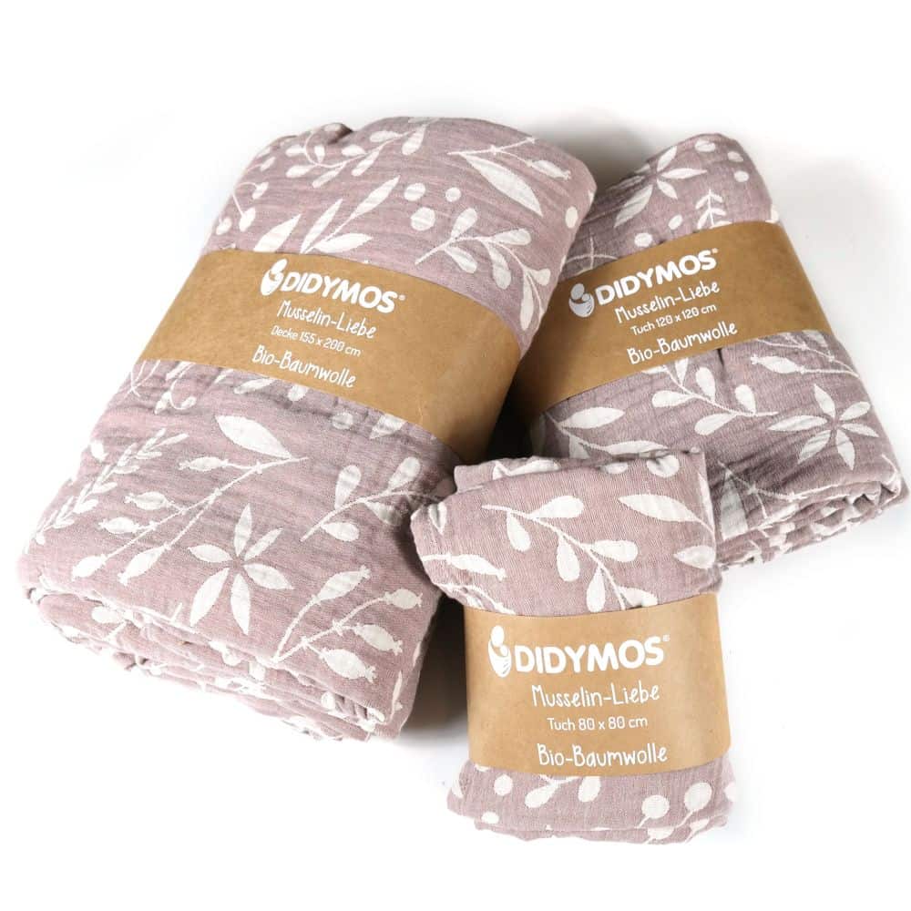 Musselin Flora Blush