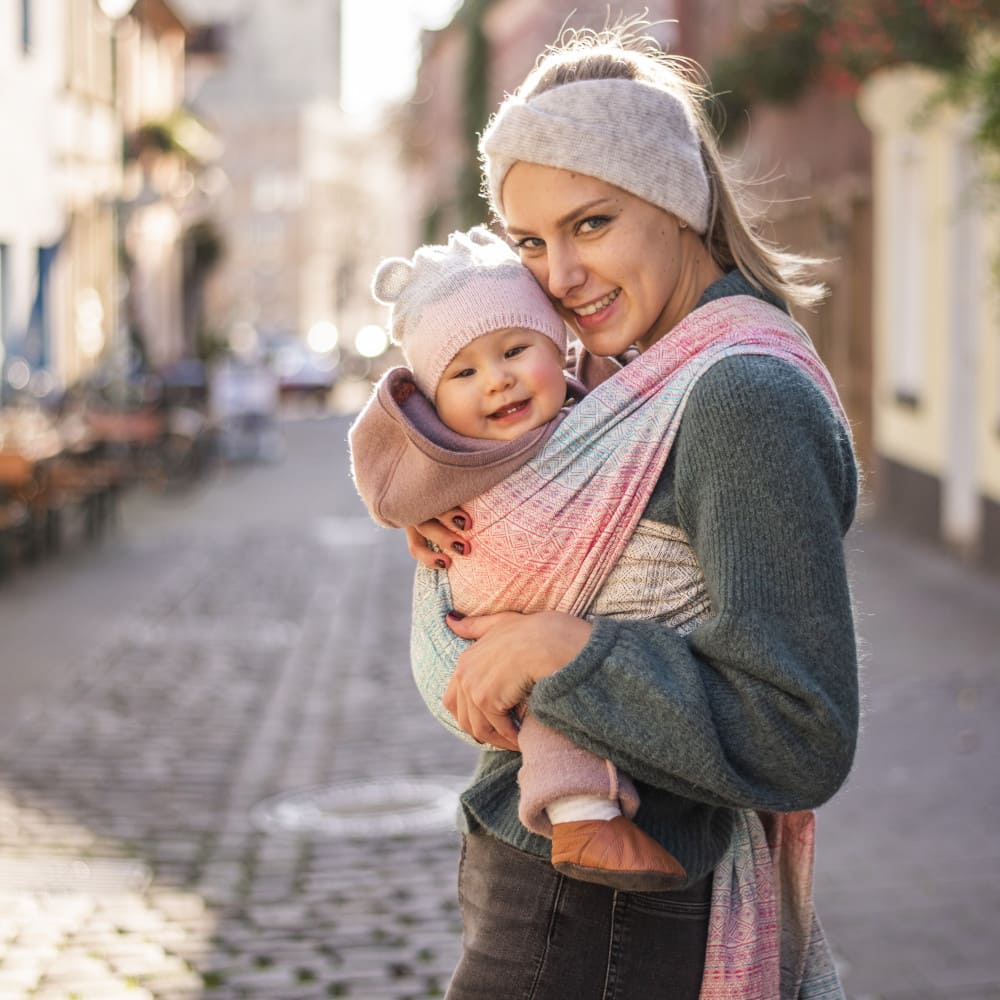 Baby Wrap Sling Prima Aurora - Baby Wrap Slings | DIDYMOS Baby