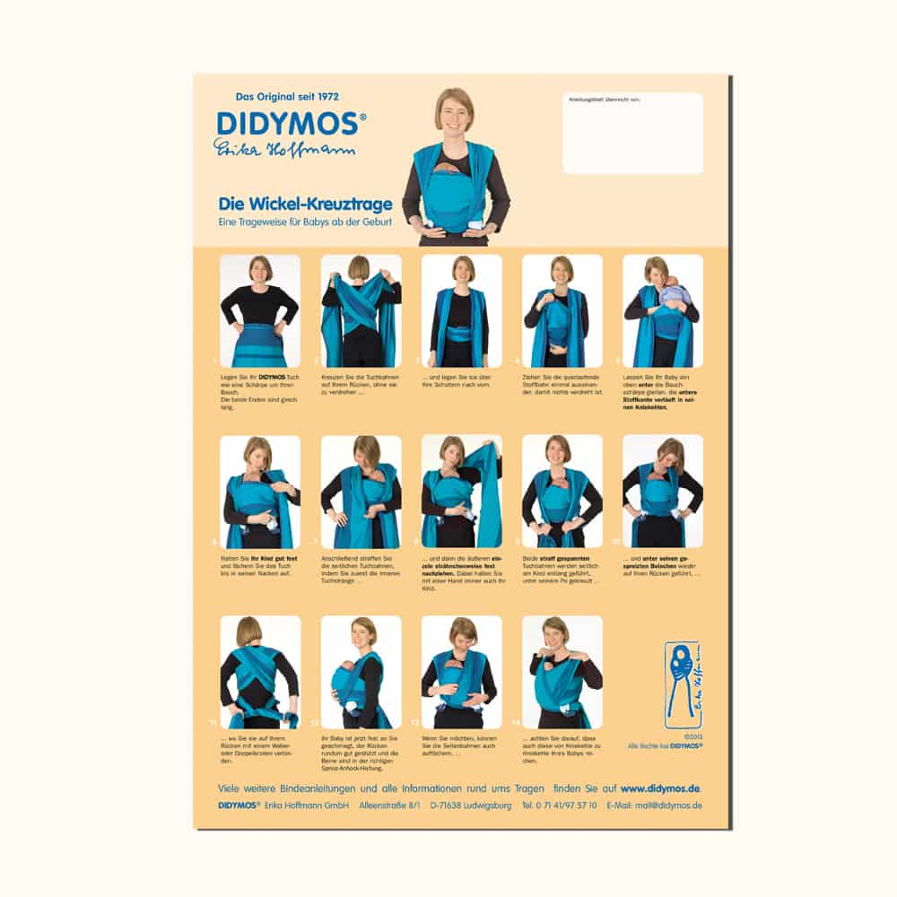 Wickelkreuztrageblock Deutsch