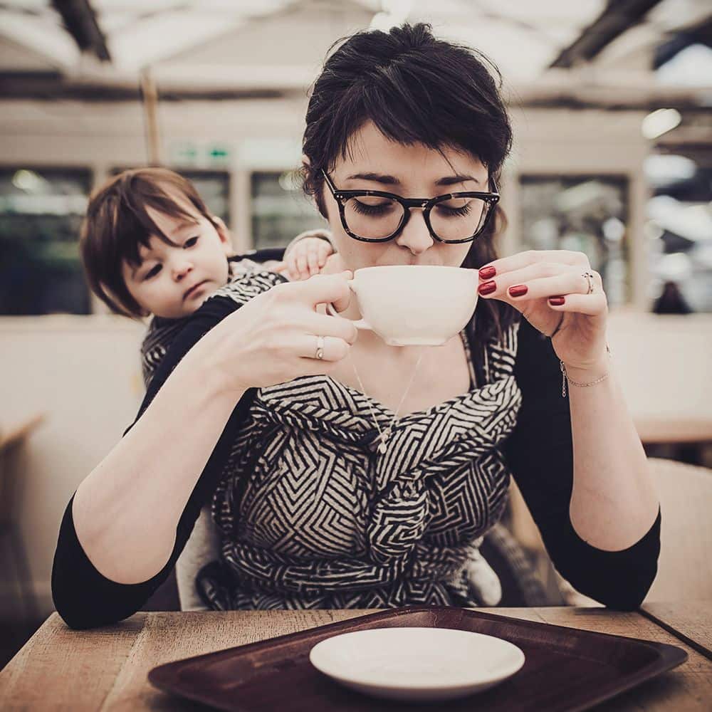 Baby Wrap Sling Metro Monochrome