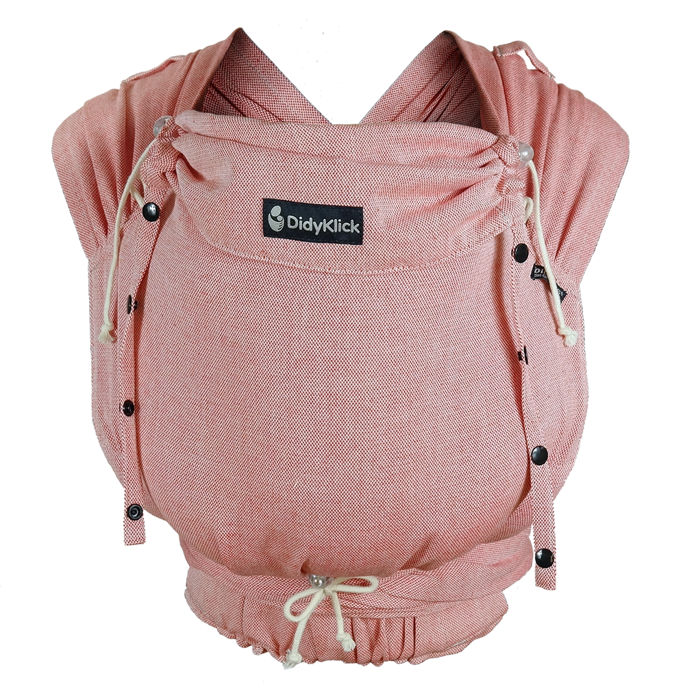 Halfbuckle Babytrage 3,5-20kg DidyKlick Chili, Material: BW - reine Baumwolle, Größe: Chili DIDYMOS