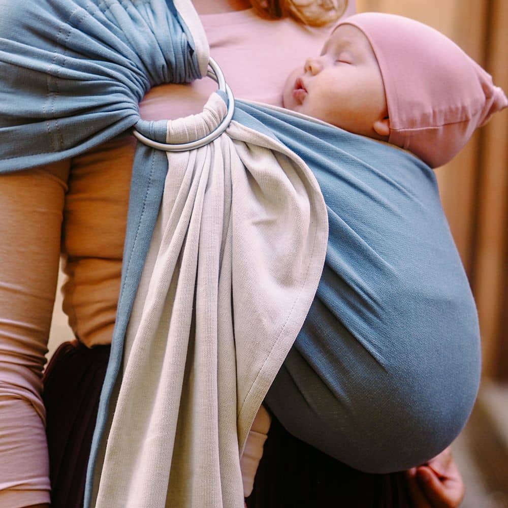 DidySling Jersey Doubleface Smoke Blue