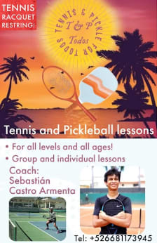 Tennis & Pickleball for Todos Tennis and Pickleball lessons for all ages and all levels, on the best courts in town! photo