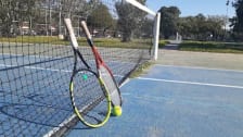cancha de tenis photo