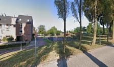 Tennisveld buiten photo