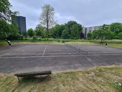 Openbare tennisbaan photo
