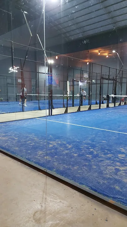 Sunset padel indoor photo