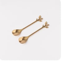 SET CUCHARAS HOJAS x 6 – foto 3