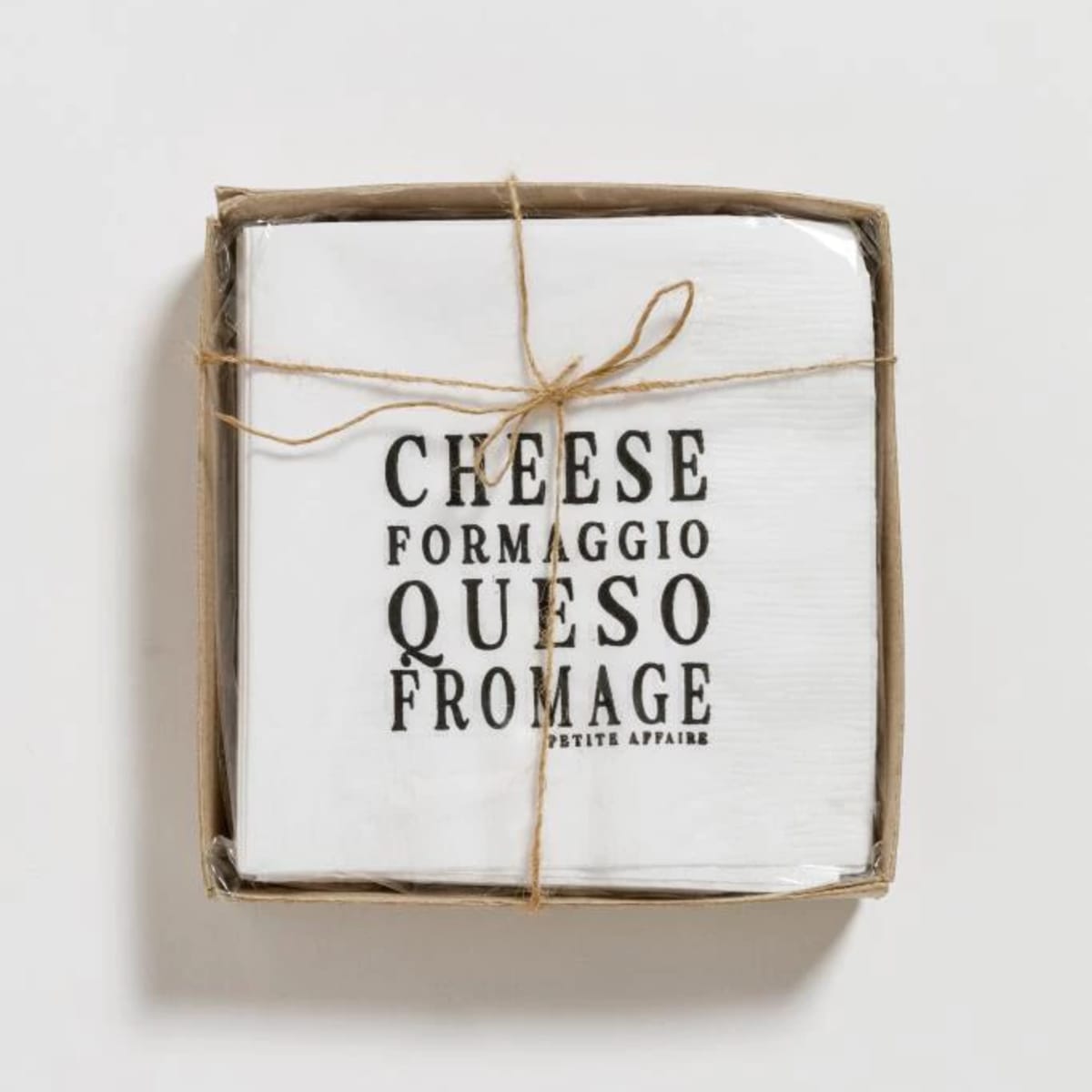 Servilleta de Papel Copetin Formaggio x25u. + Cama -