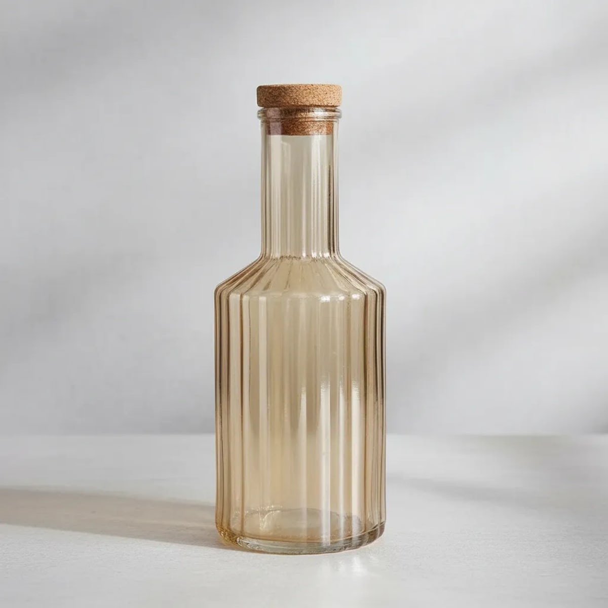 BOTELLA TORNASOLADA AMBAR 1 LT.