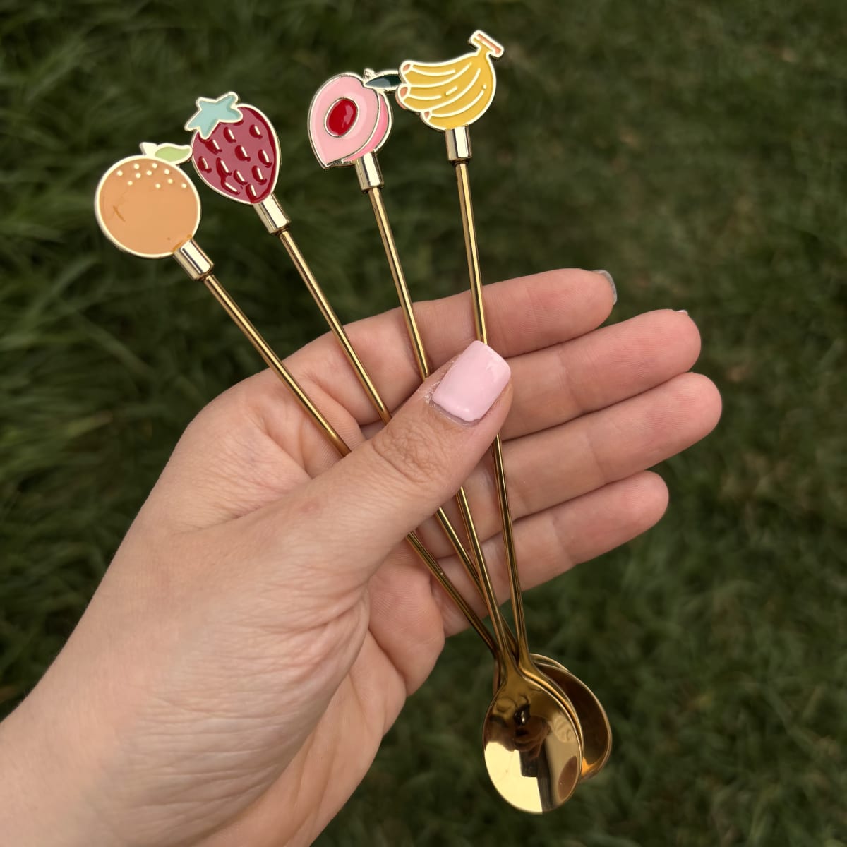 SET CUCHARAS FRUTAS x4