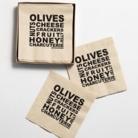 Servilleta de Papel Copetin Olives (25 unidades) - – foto 2