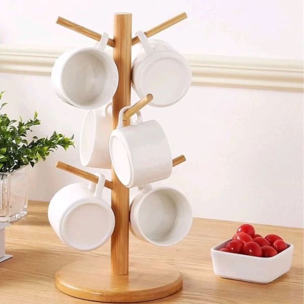 Porta taza bambu